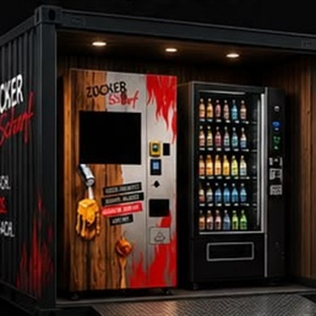 Zucker Scharf Food und Drink Container
